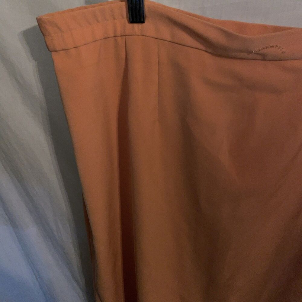 Louise Ricci Women’s Skirt Suit Size 20 Orange Business Formal Party - Picture 16 of 16